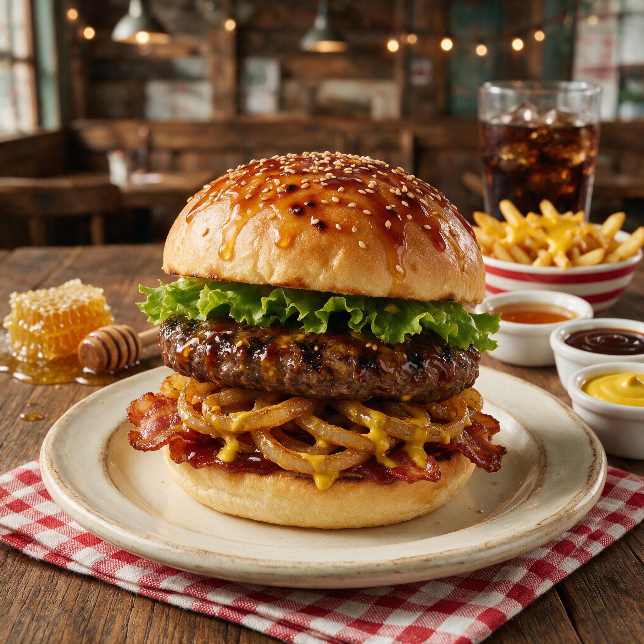 Honey Mustard Burger